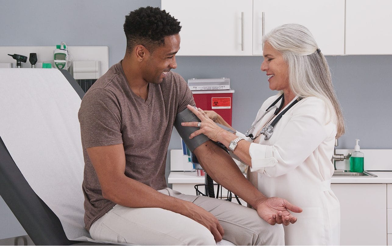 patient going in for an MRI scan