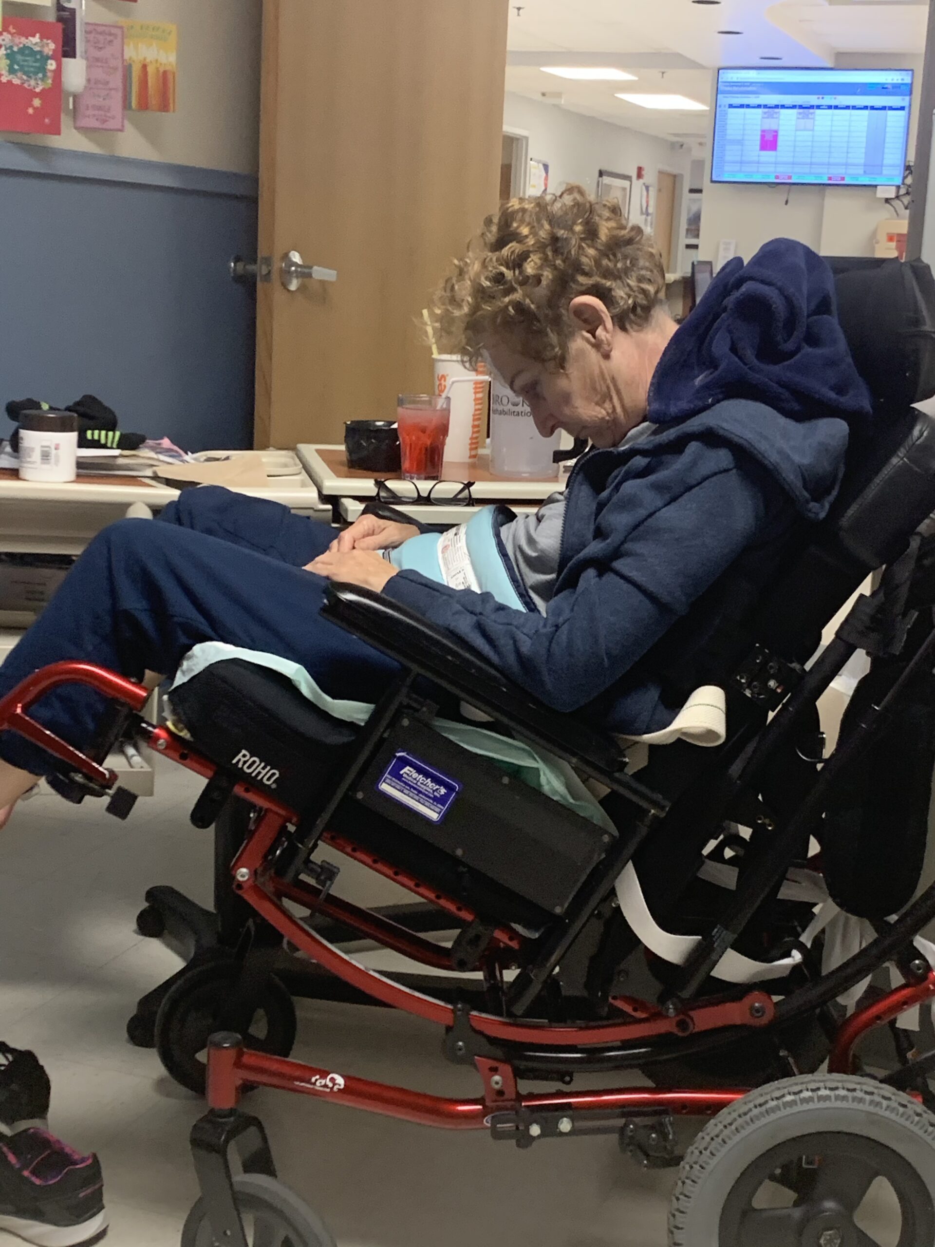 Photo representing grief and the hospital period